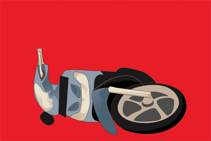 Ilustrasi Kecelakaan Motor. (Dok. On24jam.com/M. Rifai Azhari)
