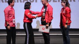 Putra bungsu Presiden Joko Widodo (Jokowi) Kaesang Pangarep resmi ditunjuk sebagai Ketua Umum Partai Solidaritas Indonesia (PSI). (Facbook.com/@Partai Solidaritas Indonesia )
 