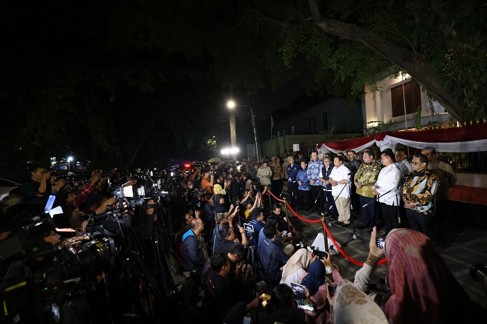 Koalisi Indonesia Maju (KIM) menggelar pertemuan di kediaman bacapres dan Ketua Umum Partai Gerindra Prabowo Subianto. (Dok. Tim Media Prabowo Subianto)