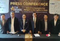 Konferensi Pers CSA Awards 2023, yang digelar di Menara 16, Jakarta, Kamis (23/11/2023) (HELLO.ID / Idris Daulat)
