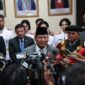 Menteri Pertahanan Prabowo Subianto menghadiri wisuda Unhan RI di Sentul, Bogor. (Dok. Tim Media Prabowo)
