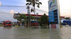 Banjir bandang melanda Kecamatan Karanganyar dan Kecamatan Gajah di Kabupaten Demak, Jawa Tengah. (Dok. BNPB)

