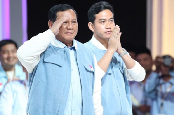Pasangan Calon Presiden, Prabowo Subianto bersama Calon Wakil Presiden, Gibran Rakabuming. (Facebook.com/@Prabowo Subianto)
